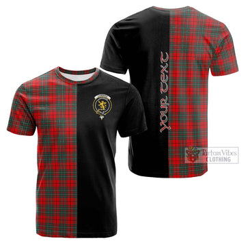 Cumming Modern Tartan Cotton T-shirt with Family Crest and Half Of Me Style