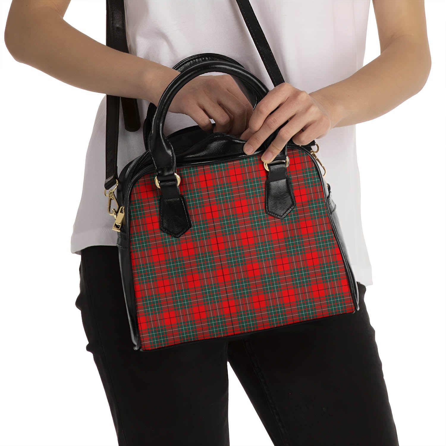 Cumming Modern Tartan Shoulder Handbags - Tartanvibesclothing