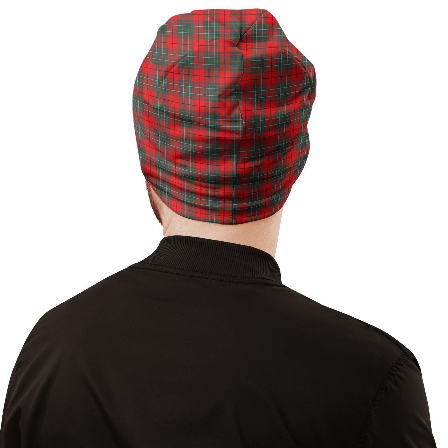 Cumming Modern Tartan Beanies Hat with Family Crest - Tartan Vibes Clothing