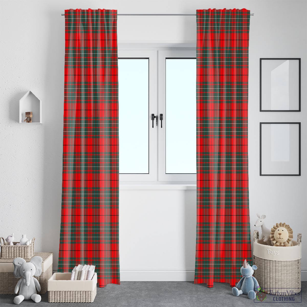 Cumming Modern Tartan Window Curtain