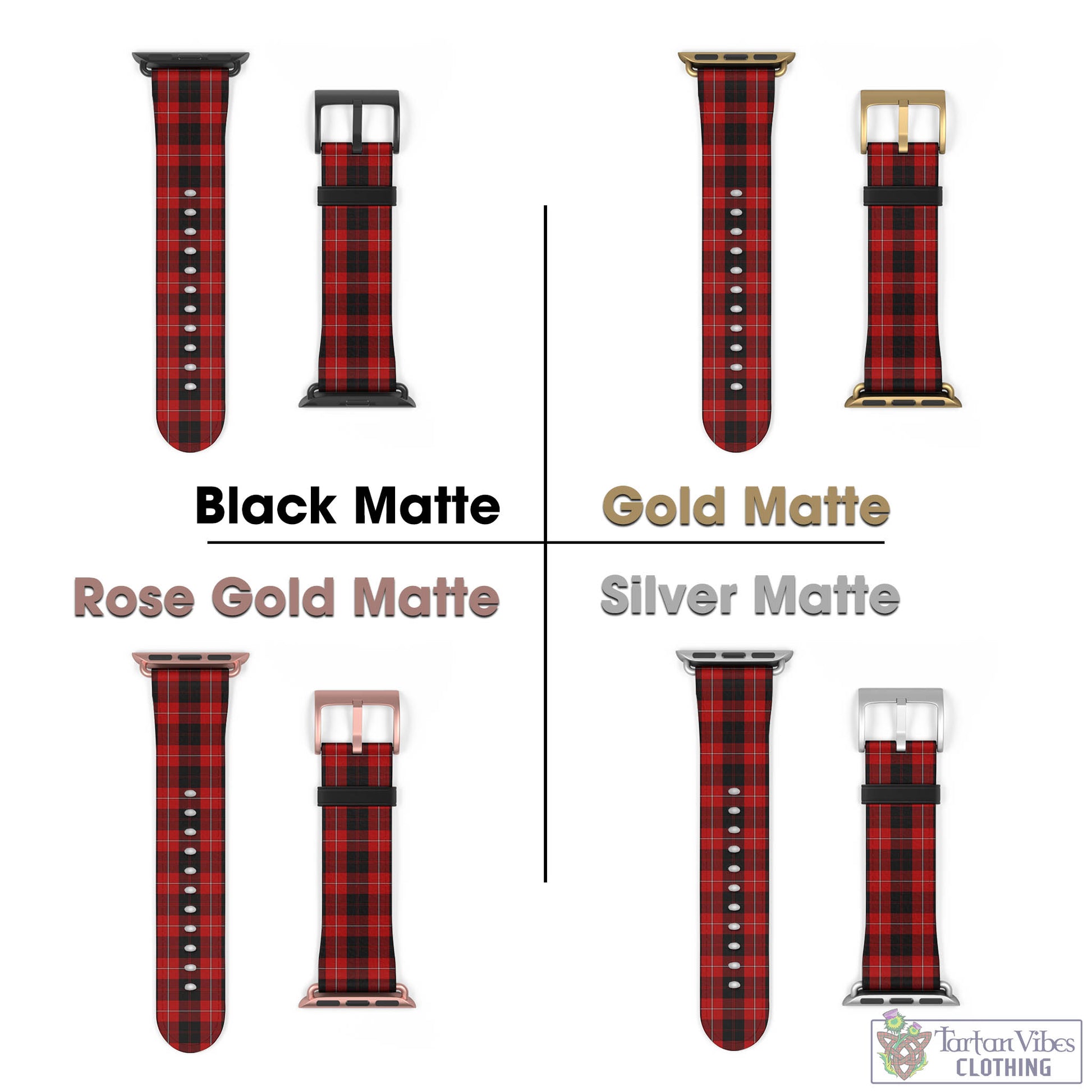 Tartan Vibes Clothing Cunningham Tartan Watch Band