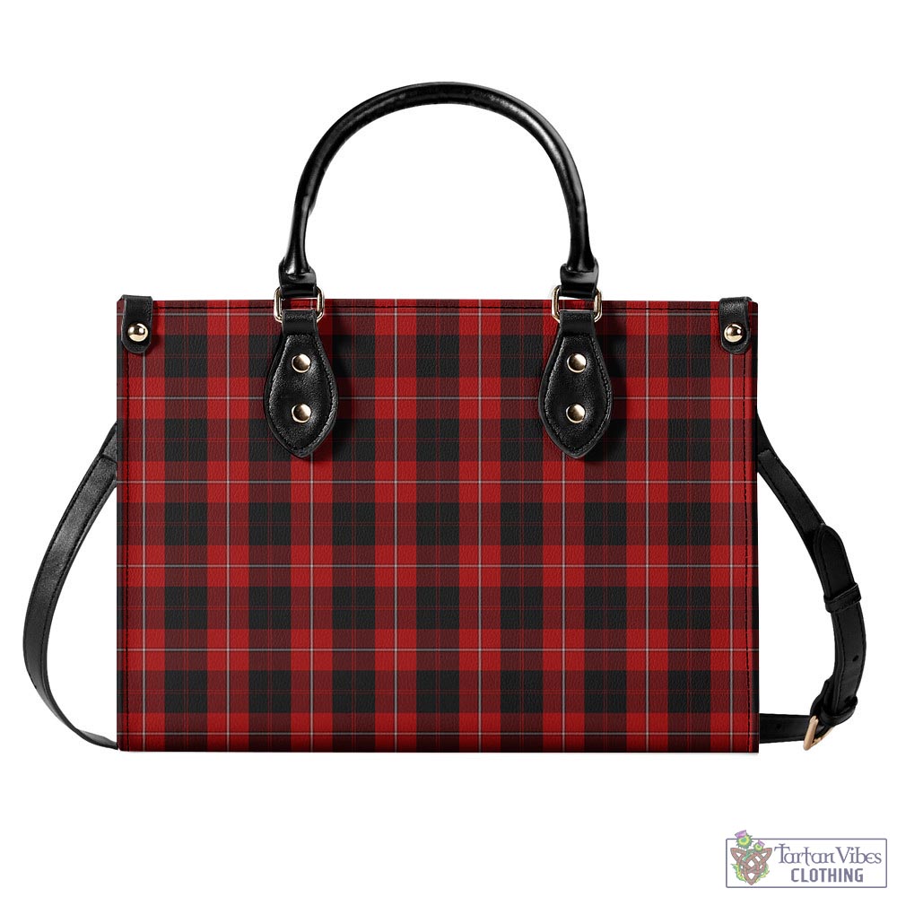 Tartan Vibes Clothing Cunningham Tartan Luxury Leather Handbags