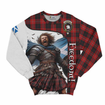 Cunningham Crest Tartan Sweatshirt Inspired by the Freedom of Scottish Warrior