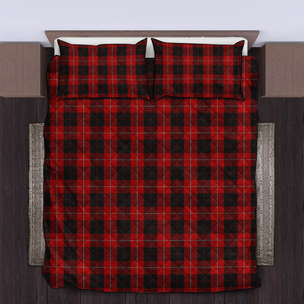 Cunningham Tartan Quilt Bed Set King - Tartan Vibes Clothing