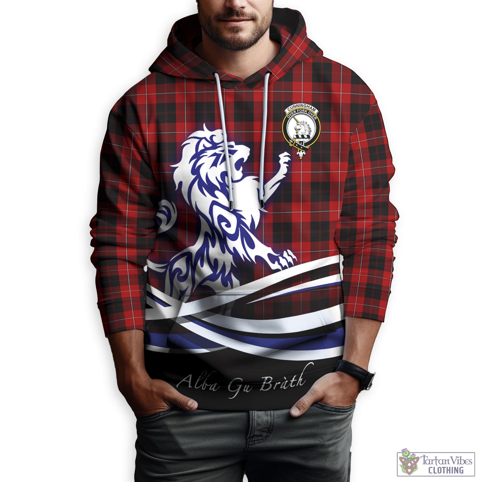 cunningham-tartan-hoodie-with-alba-gu-brath-regal-lion-emblem