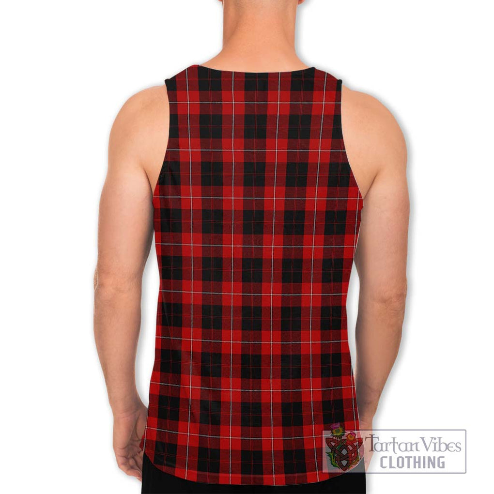 Cunningham Tartan Men's Tank Top with Family Crest DNA In Me Style - Tartanvibesclothing Shop