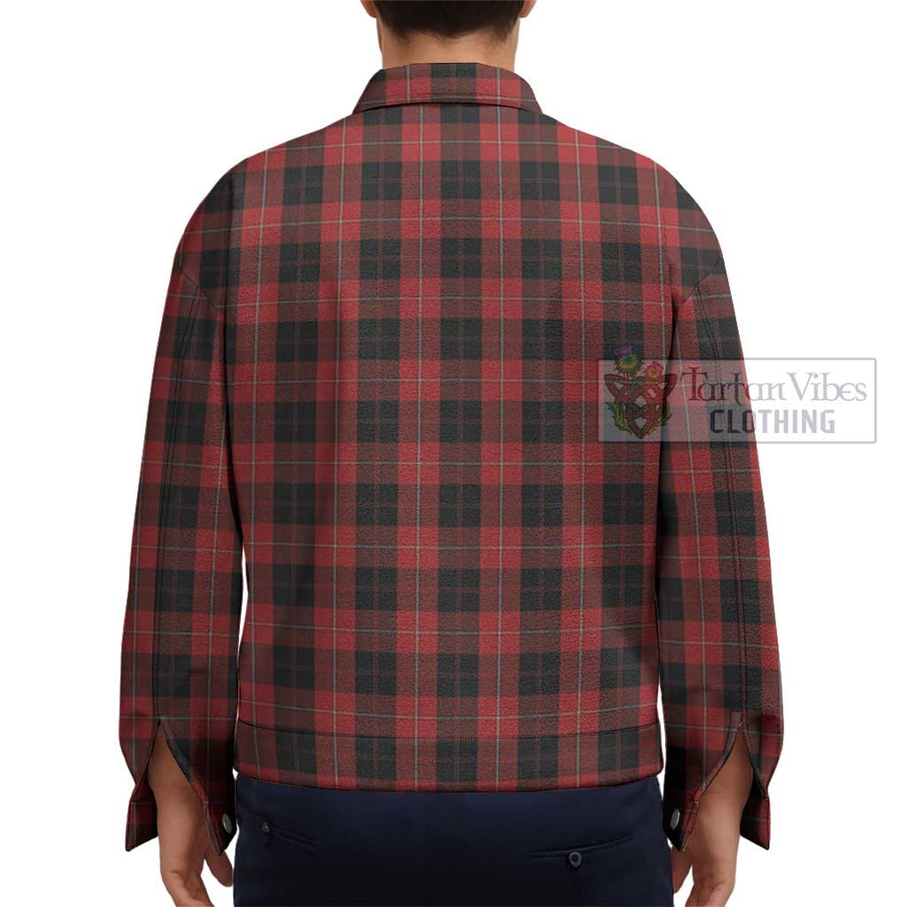 Cunningham Tartan Unisex Lapel Cotton Jacket - Tartan Vibes Clothing