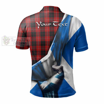 Cunningham Tartan Polo Shirt with Family Crest Scotland Patriotic Style