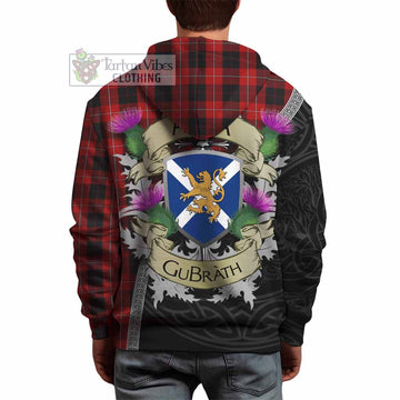 Cunningham Tartan Family Crest Hoodie Lion Rampant Royal Thistle Shield Celtic Inspired - Tartan Vibes Clothing