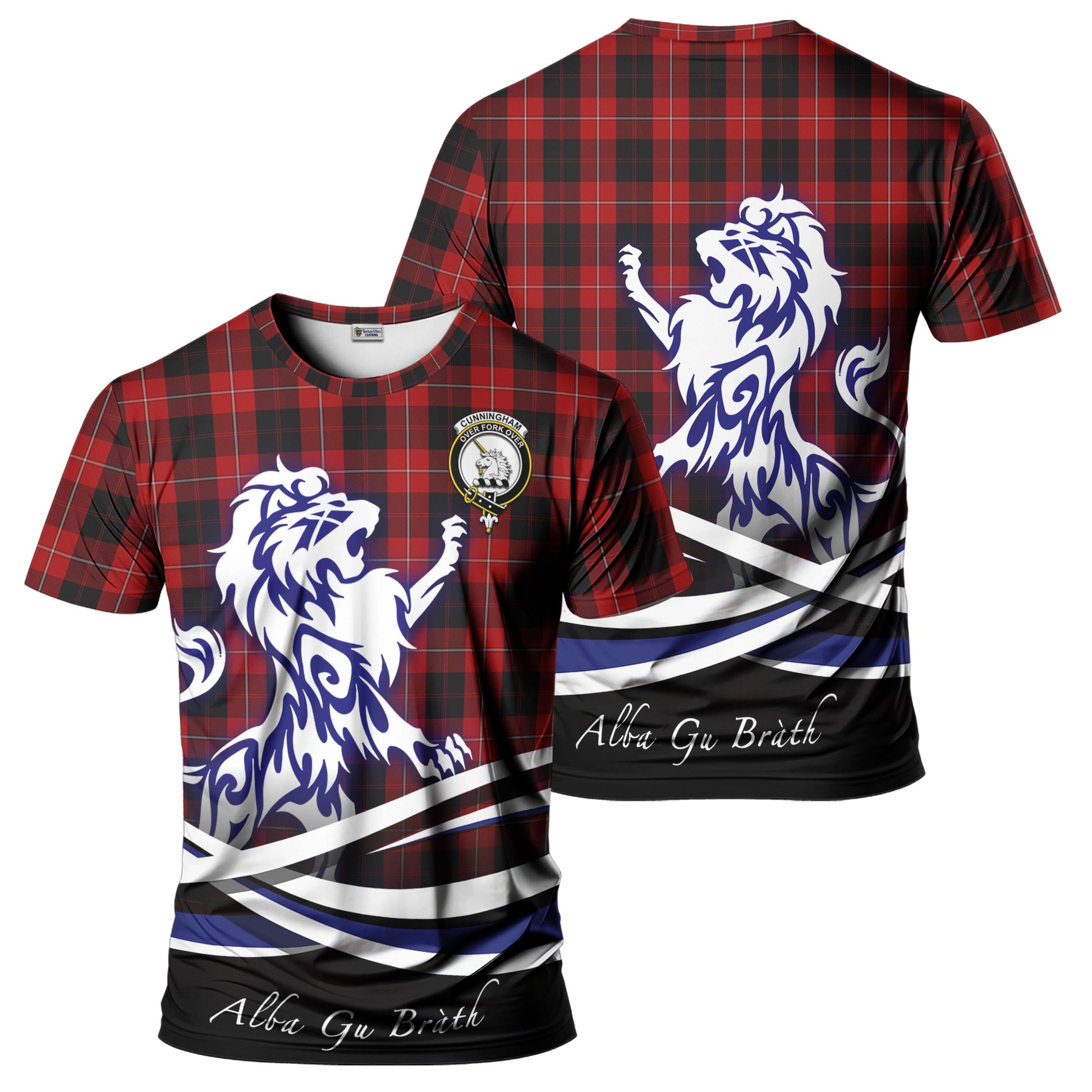 cunningham-tartan-t-shirt-with-alba-gu-brath-regal-lion-emblem