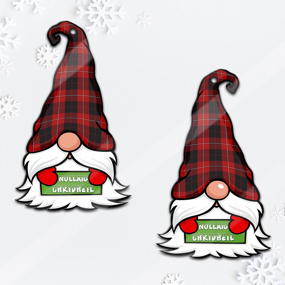 Cunningham Gnome Christmas Ornament with His Tartan Christmas Hat - Tartan Vibes Clothing