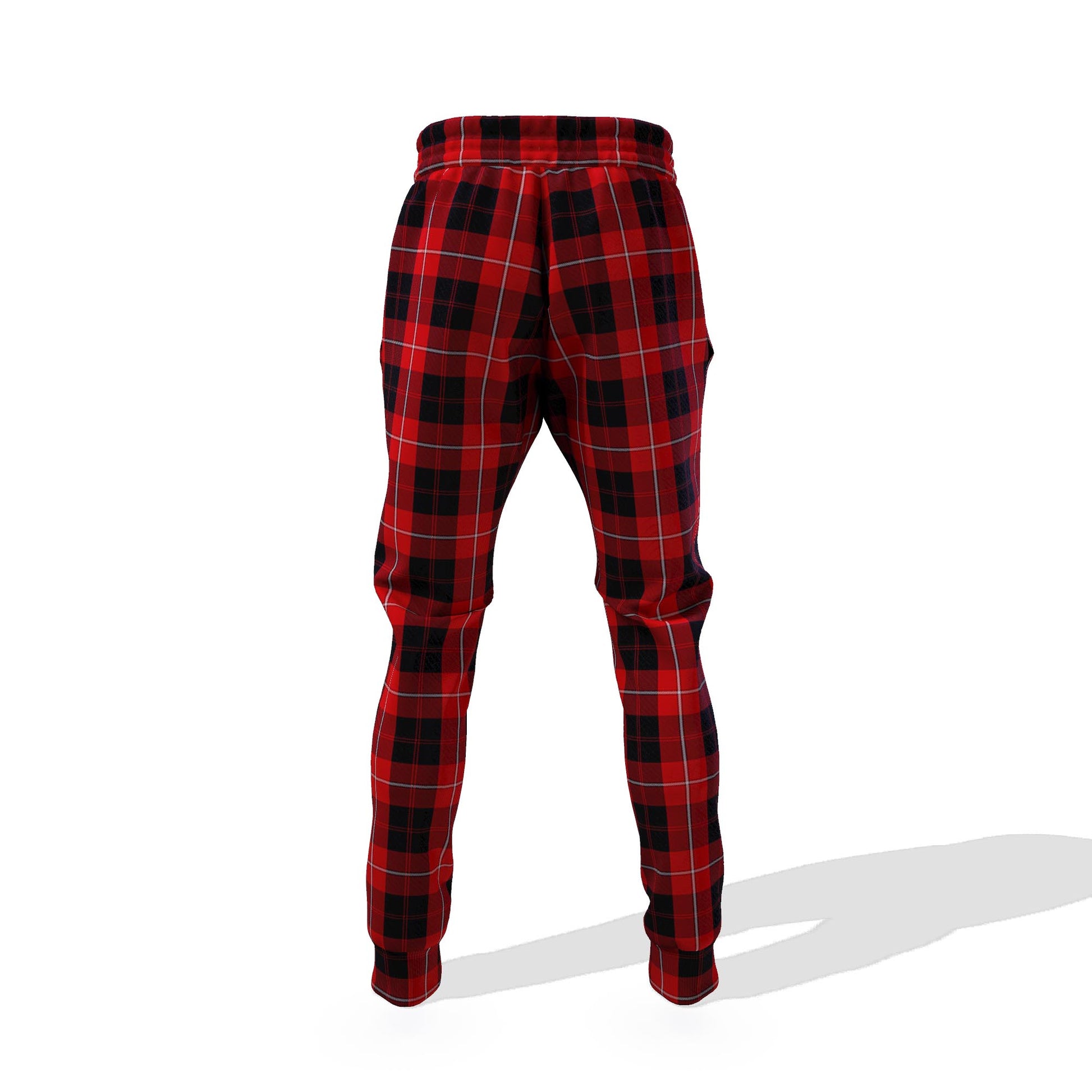 Cunningham Tartan Joggers Pants with Family Crest - Tartanvibesclothing