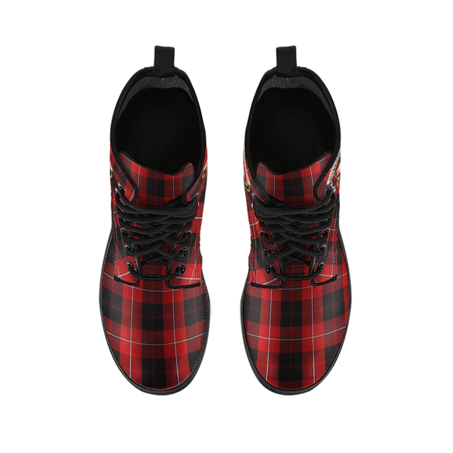 cunningham-tartan-leather-boots-with-family-crest