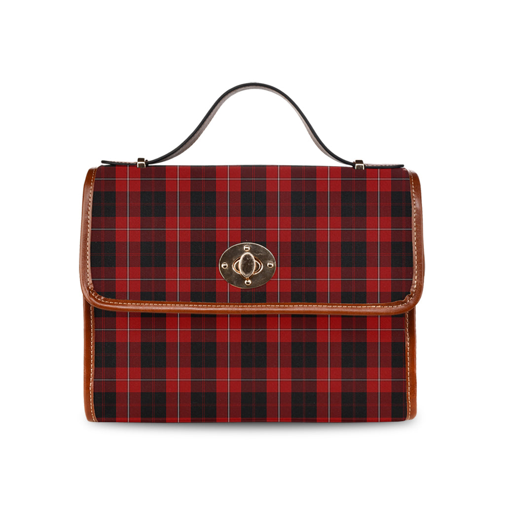 cunningham-tartan-leather-strap-waterproof-canvas-bag