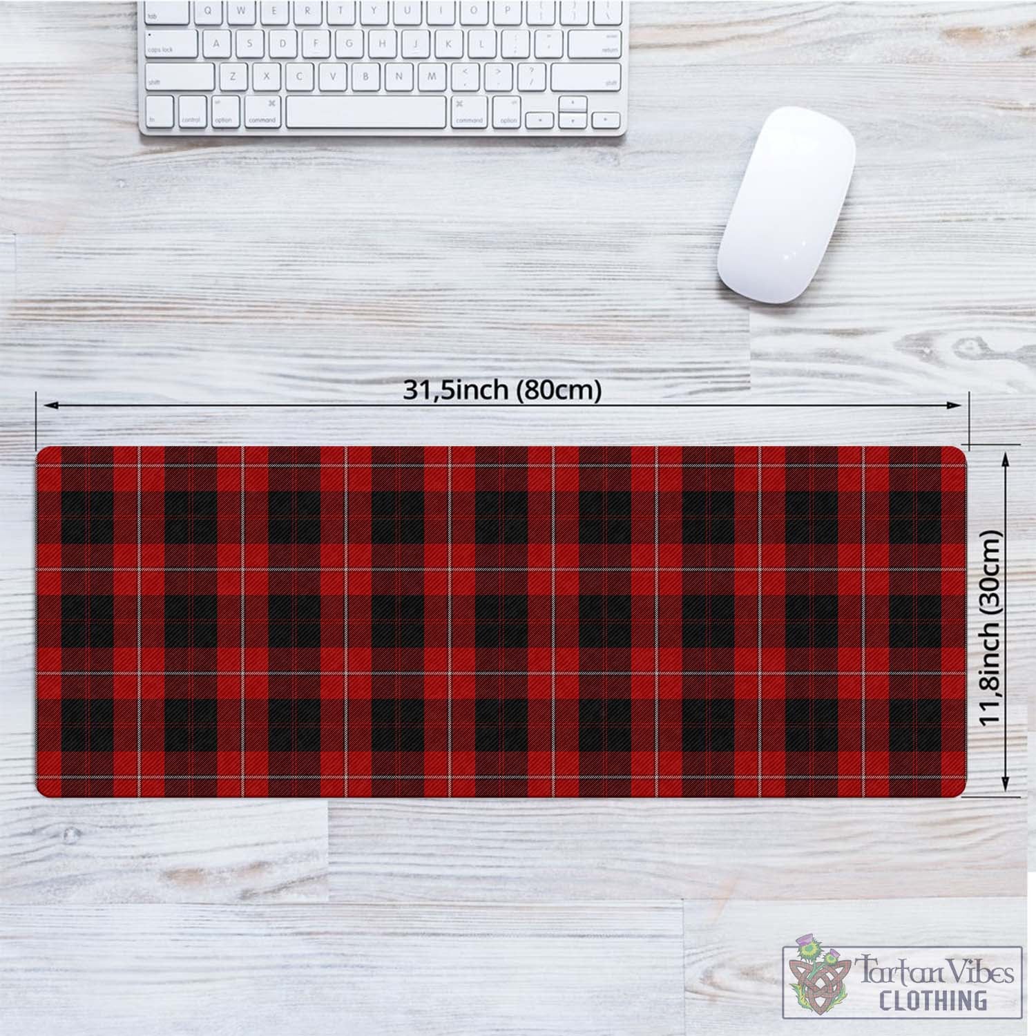 Tartan Vibes Clothing Cunningham Tartan Mouse Pad