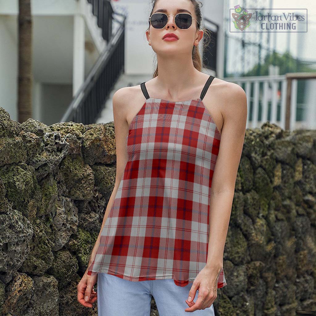 Tartan Vibes Clothing Cunningham Dress Tartan Loose Halter Neck Camisole