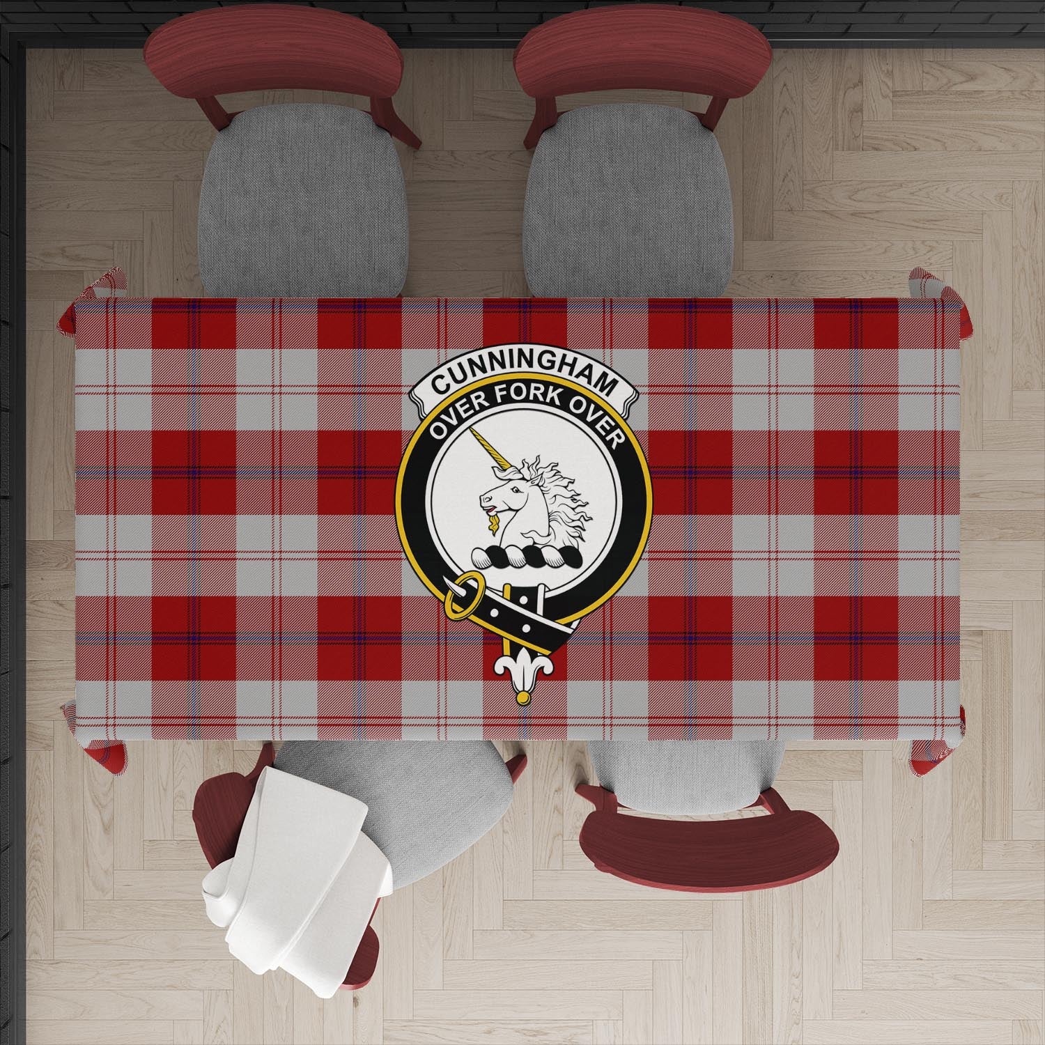 cunningham-dress-tatan-tablecloth-with-family-crest