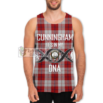 Cunningham Dress Tartan Men's Tank Top with Family Crest DNA In Me Style