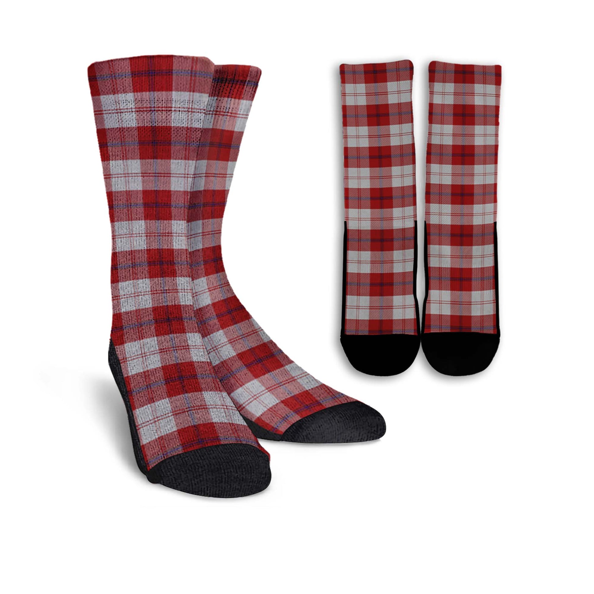 Cunningham Dress Tartan Crew Socks - Tartanvibesclothing