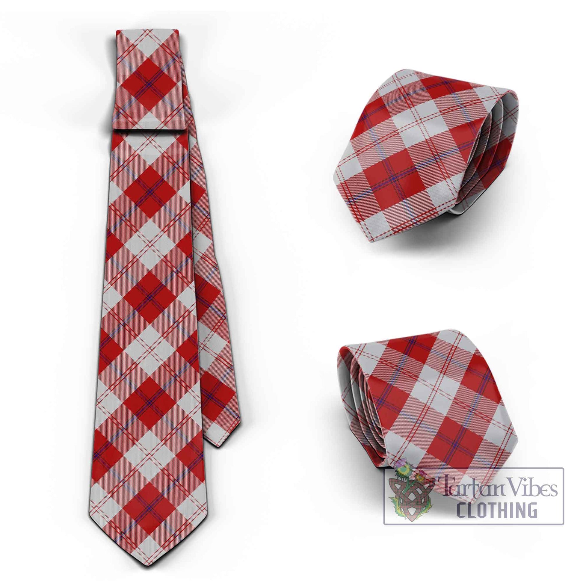 Tartan Vibes Clothing Cunningham Dress Tartan Classic Necktie Cross Style