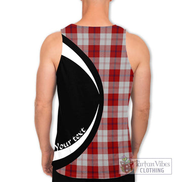 Cunningham Dress Tartan Men's Tank Top with Family Crest Circle Style