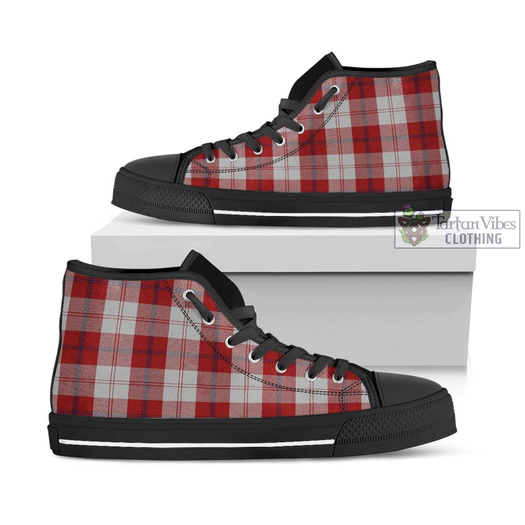 Tartan Vibes Clothing Cunningham Dress Tartan High Top Shoes