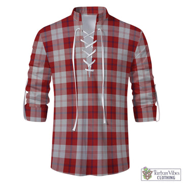 Cunningham Dress Tartan Men's Scottish Traditional Jacobite Ghillie Kilt Shirt