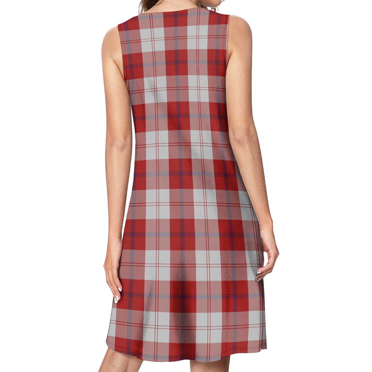 Cunningham Dress Tartan Womens Casual Dresses - Tartanvibesclothing