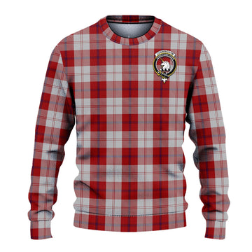 Cunningham Dress Tartan Ugly Sweater with Family Crest