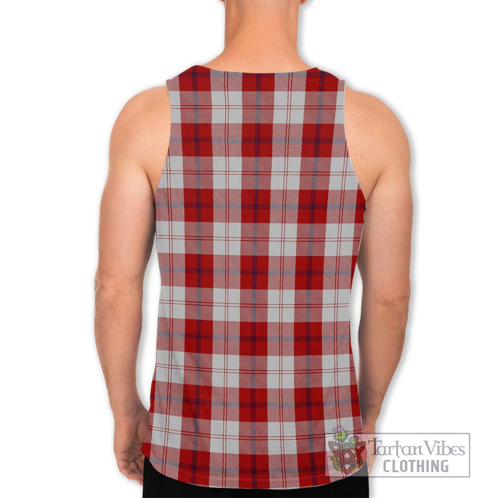 Cunningham Dress Tartan Men's Tank Top with Family Crest DNA In Me Style - Tartanvibesclothing Shop