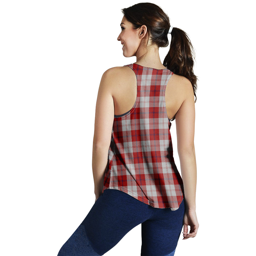 cunningham-dress-tartan-women-racerback-tanks-with-family-crest