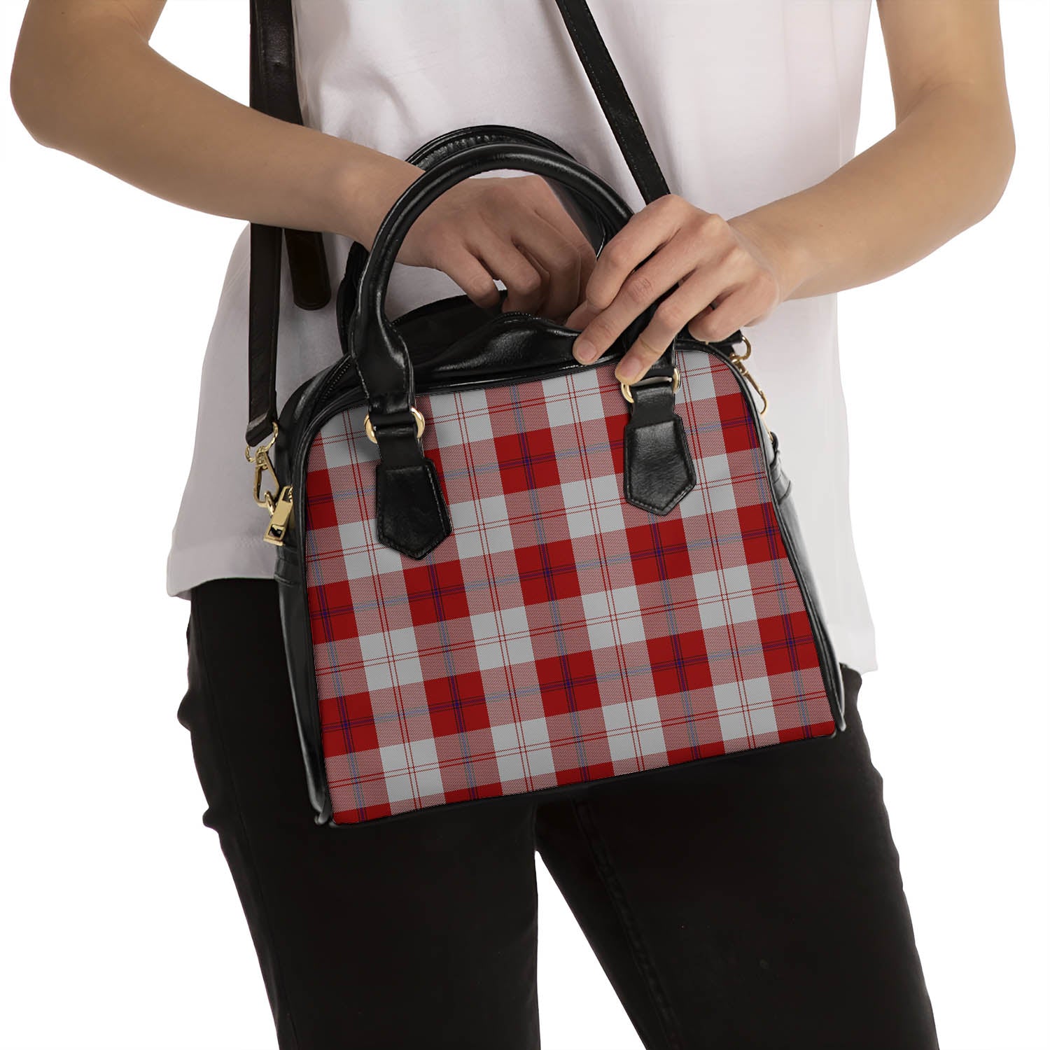 Cunningham Dress Tartan Shoulder Handbags - Tartanvibesclothing