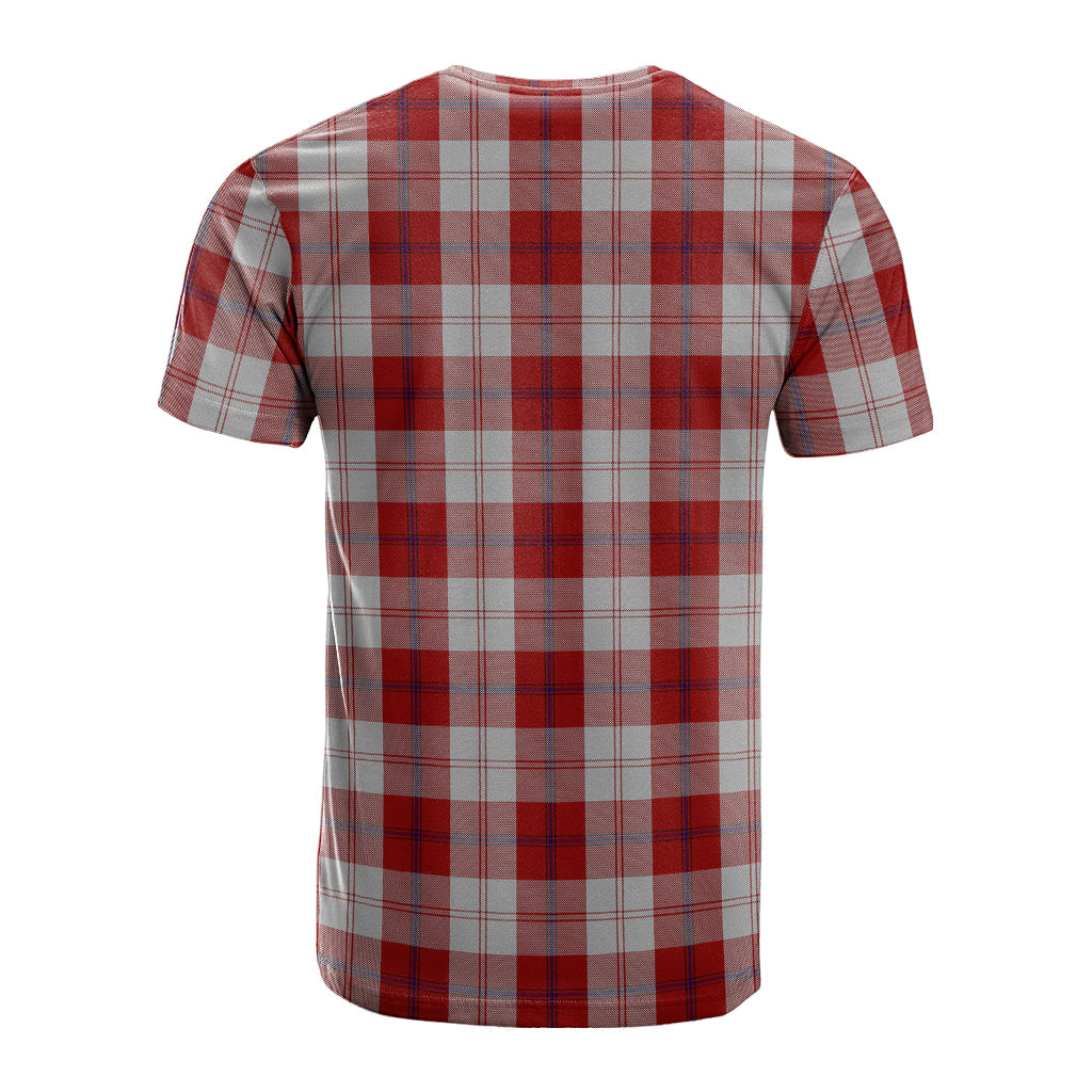 Cunningham Dress Tartan T-Shirt with Family Crest - Tartan Vibes Clothing