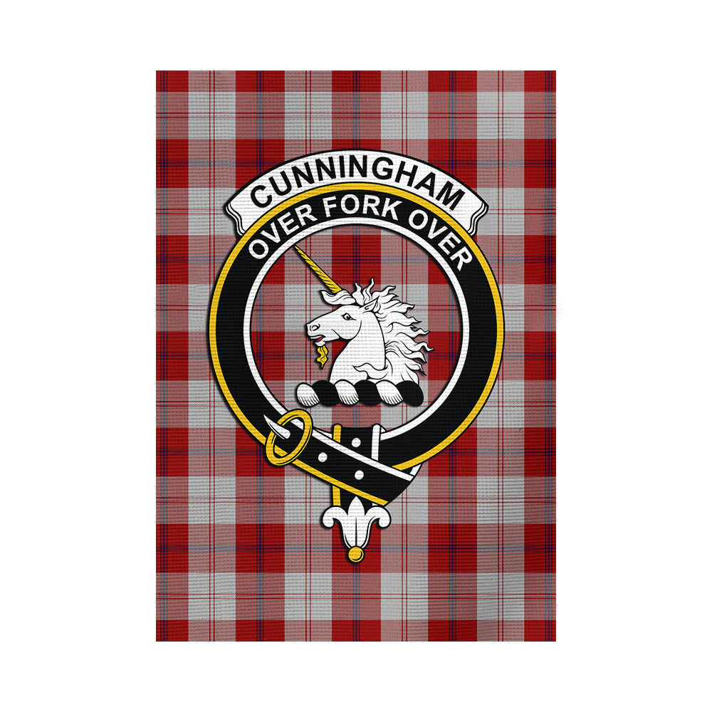 Cunningham Dress Tartan Flag with Family Crest - Tartan Vibes Clothing