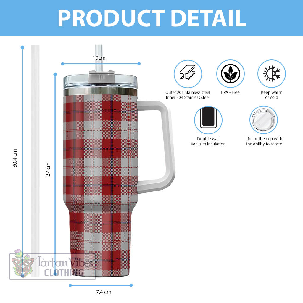 Tartan Vibes Clothing Cunningham Dress Tartan Tumbler with Handle