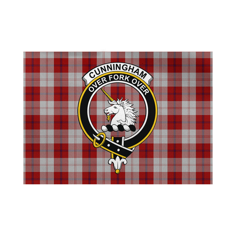 Cunningham Dress Tartan Flag with Family Crest - Tartan Vibes Clothing