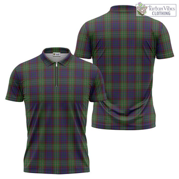 Cunningham Hunting Tartan Zipper Polo Shirt