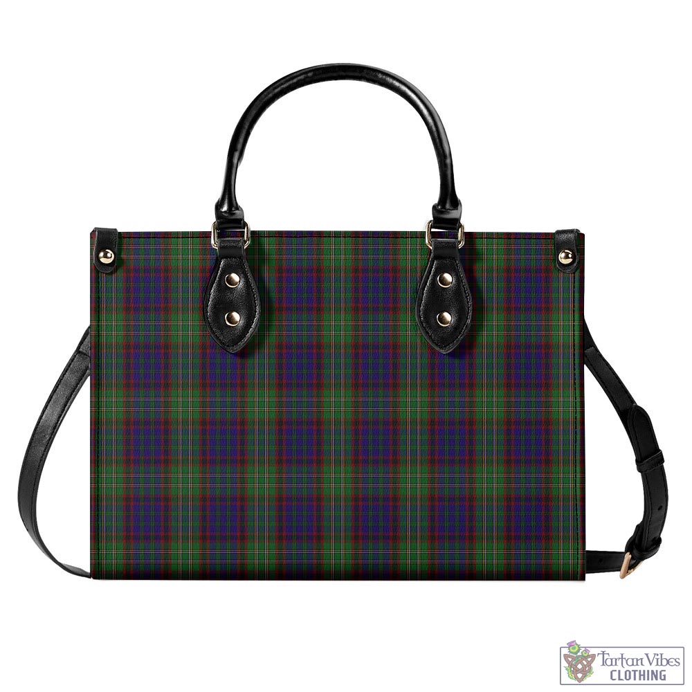 Tartan Vibes Clothing Cunningham Hunting Tartan Luxury Leather Handbags