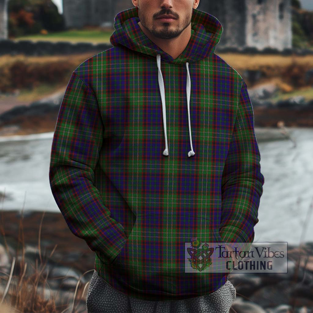 Cunningham Hunting Tartan Cotton Hoodie Pullover Hoodie XS - Tartan Vibes Clothing