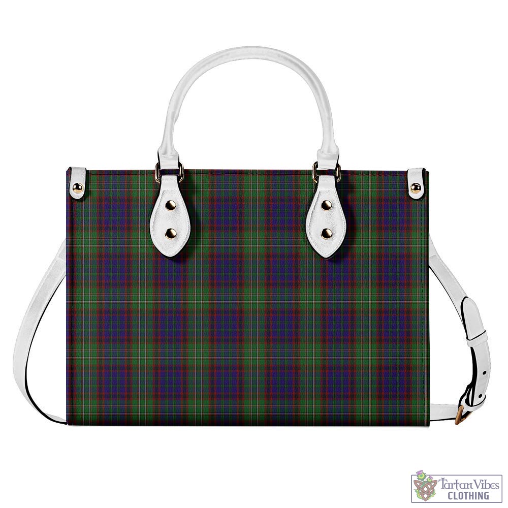 Tartan Vibes Clothing Cunningham Hunting Tartan Luxury Leather Handbags