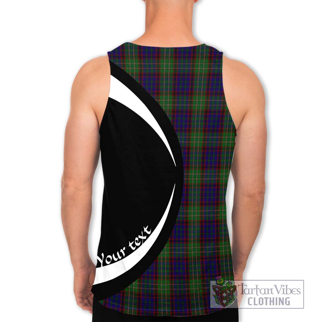 Cunningham Hunting Tartan Men's Tank Top with Family Crest Circle Style - Tartan Vibes Clothing