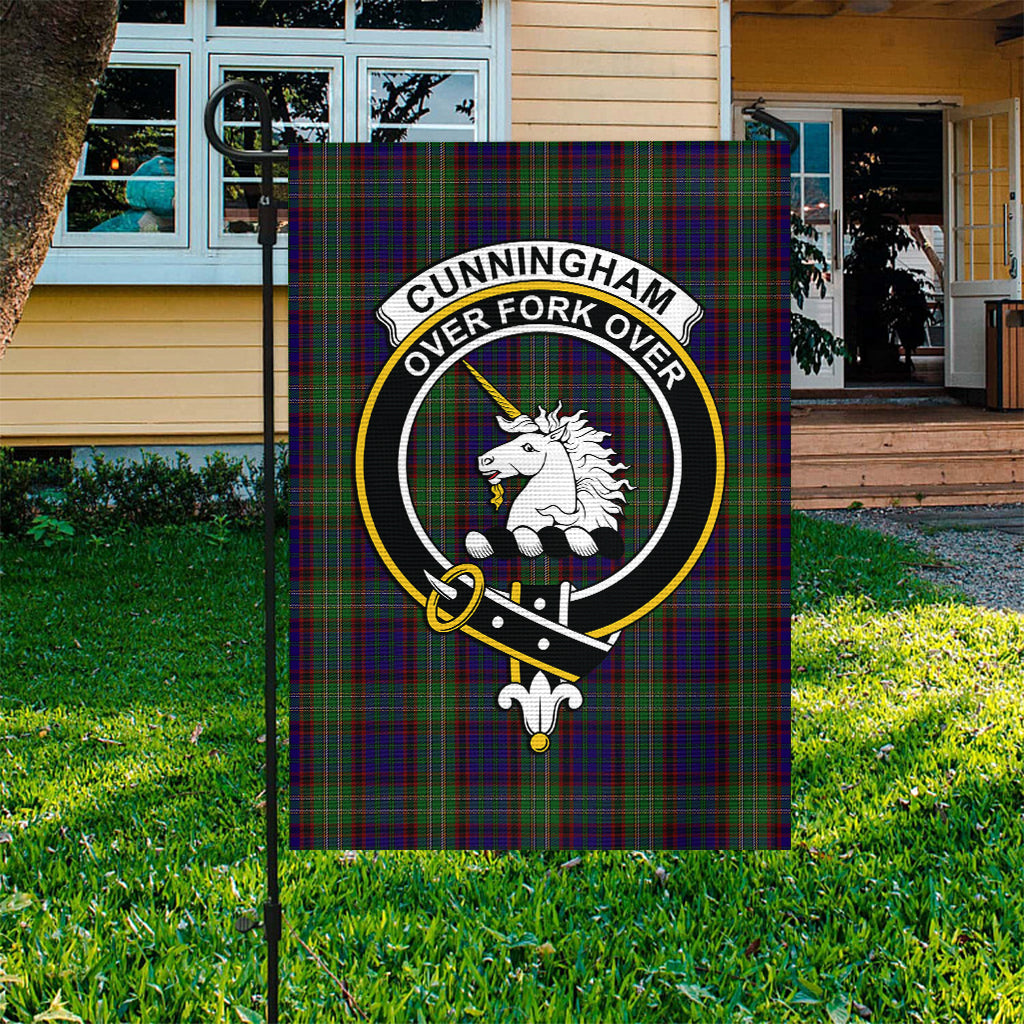 Cunningham Hunting Tartan Flag with Family Crest - Tartan Vibes Clothing