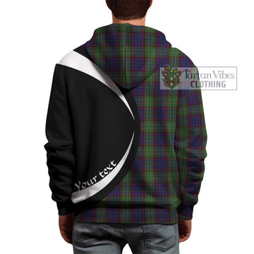 Cunningham Hunting Tartan Hoodie with Family Crest Circle Style