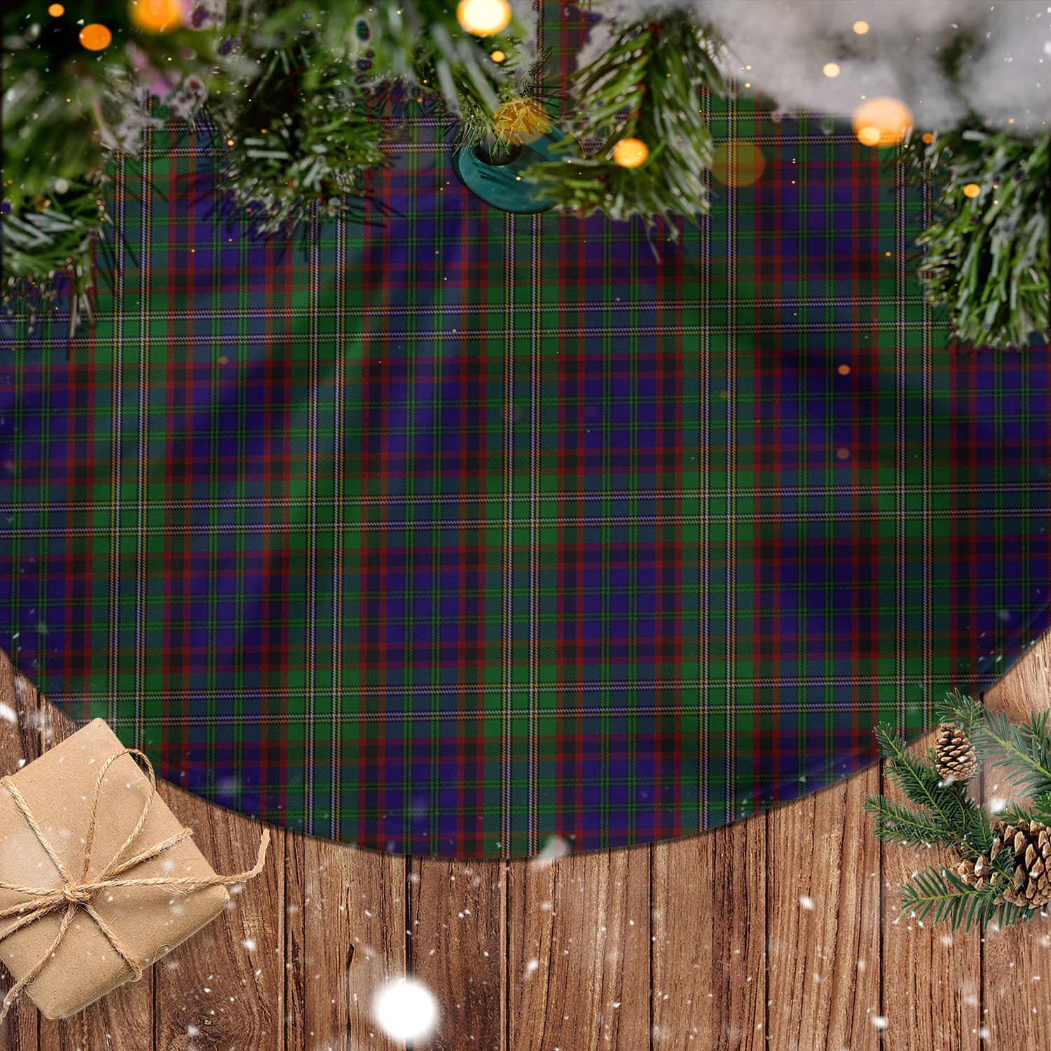 Cunningham Hunting Tartan Christmas Tree Skirt - Tartanvibesclothing