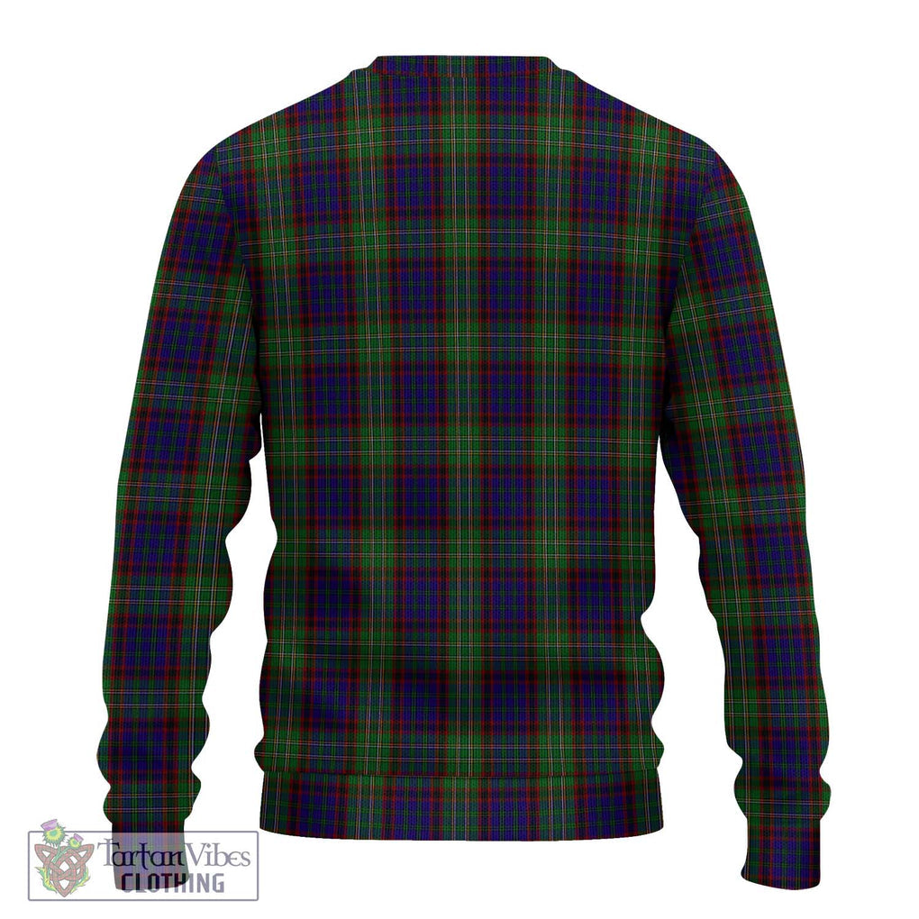 Cunningham Hunting Tartan Knitted Sweater with Family Crest DNA In Me Style - Tartanvibesclothing Shop