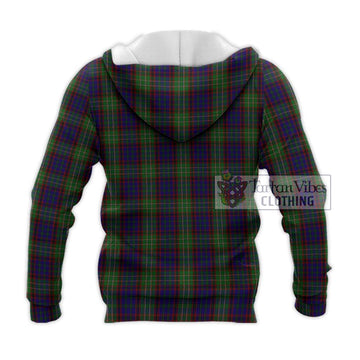 Cunningham Hunting Tartan Knitted Hoodie with Family Crest DNA In Me Style