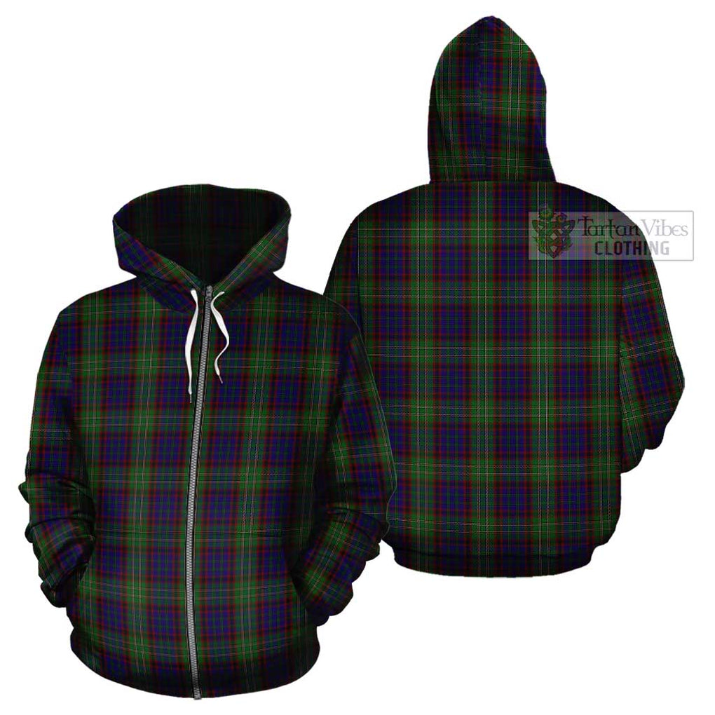 Cunningham Hunting Tartan Cotton Hoodie Zip Hoodie - Tartan Vibes Clothing