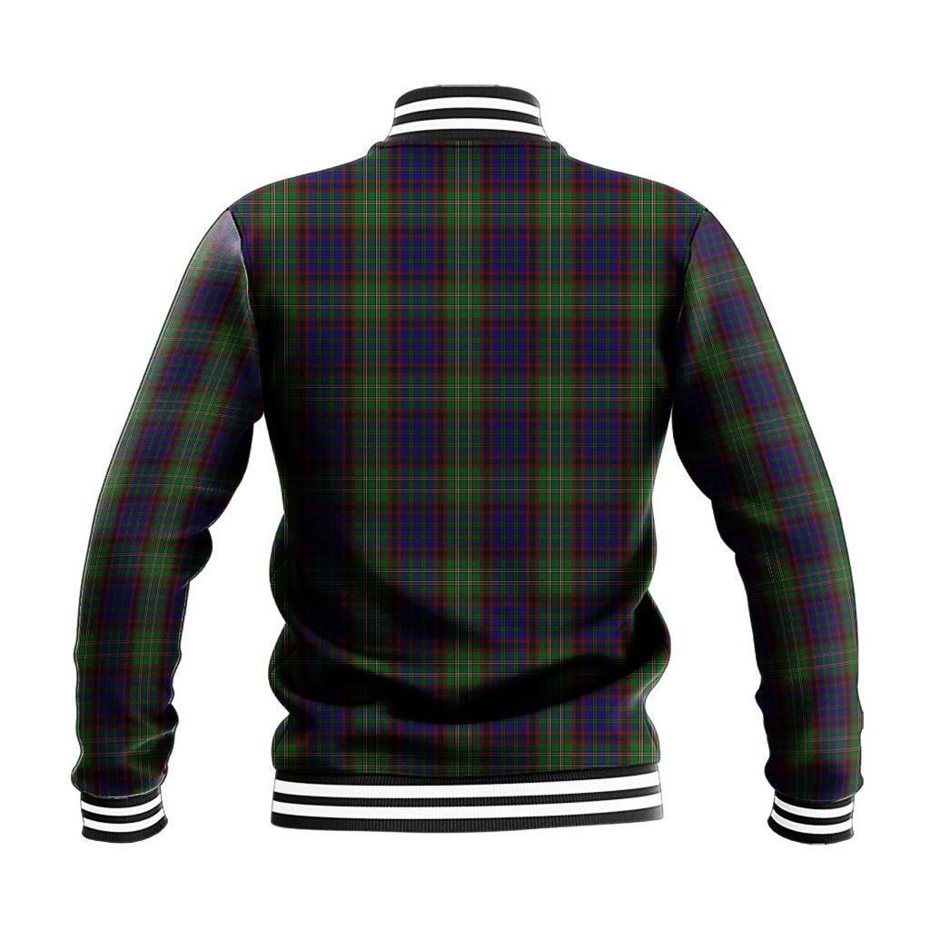 Cunningham Hunting Tartan Baseball Jacket with Family Crest - Tartan Vibes Clothing