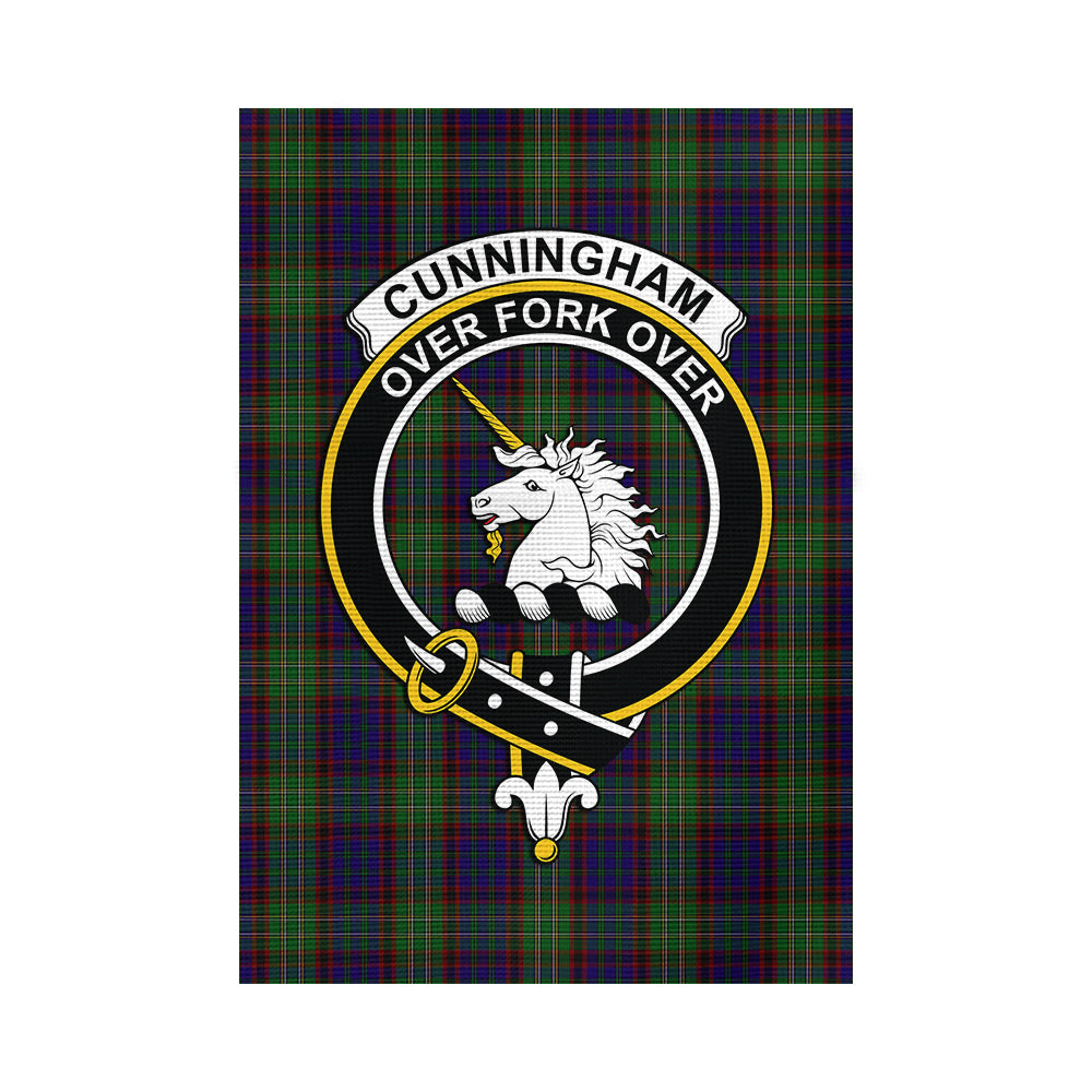 Cunningham Hunting Tartan Flag with Family Crest - Tartan Vibes Clothing