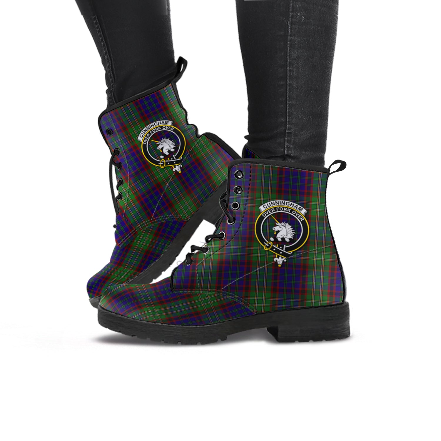 cunningham-hunting-tartan-leather-boots-with-family-crest